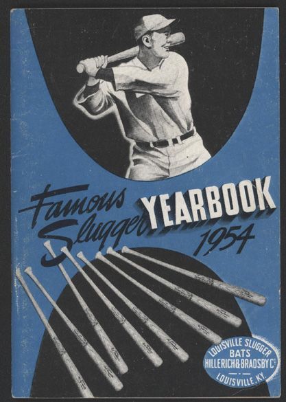 1954 Famous Slugger Yearbook